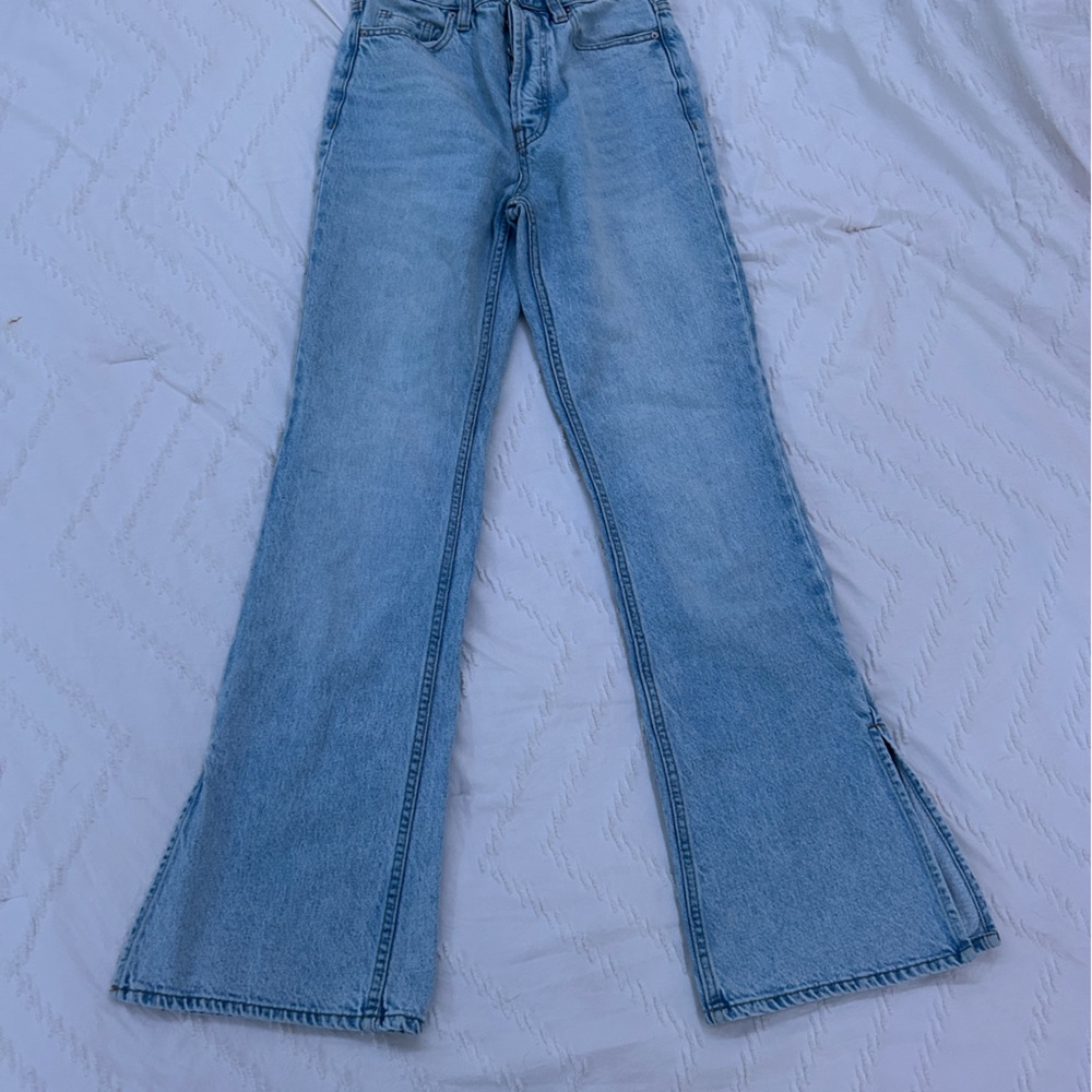 Pacsun Jeans. White washed, Bell Bottoms